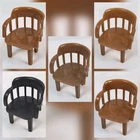 Private Sale.....   5 Vintage Marx Fort Apache Tan Chair Hard Plastic 1 1/2"