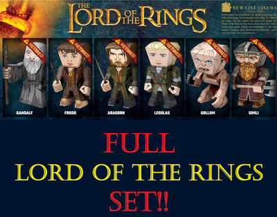 Metal Earth Legends -  Lord of the Rings - FULL SET -  (ALL RETIRED)
