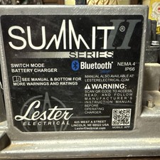 Summit 2 Series Lester Electrical Golf Cart 2 Prong Charger Bluetooth Smart 650w