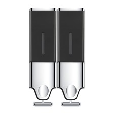 EHORIA 2-in-1 Quadrate Shower Dispenser for Soap, Shampoo, Conditioner