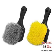 2 Set Wheel  Tire Brush Cleaner for Car, FineGood Wheel Brushes for Cleaning