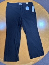 Dockers Petit Women’s 12P Med Midrise Curvy - New Tags On- Black