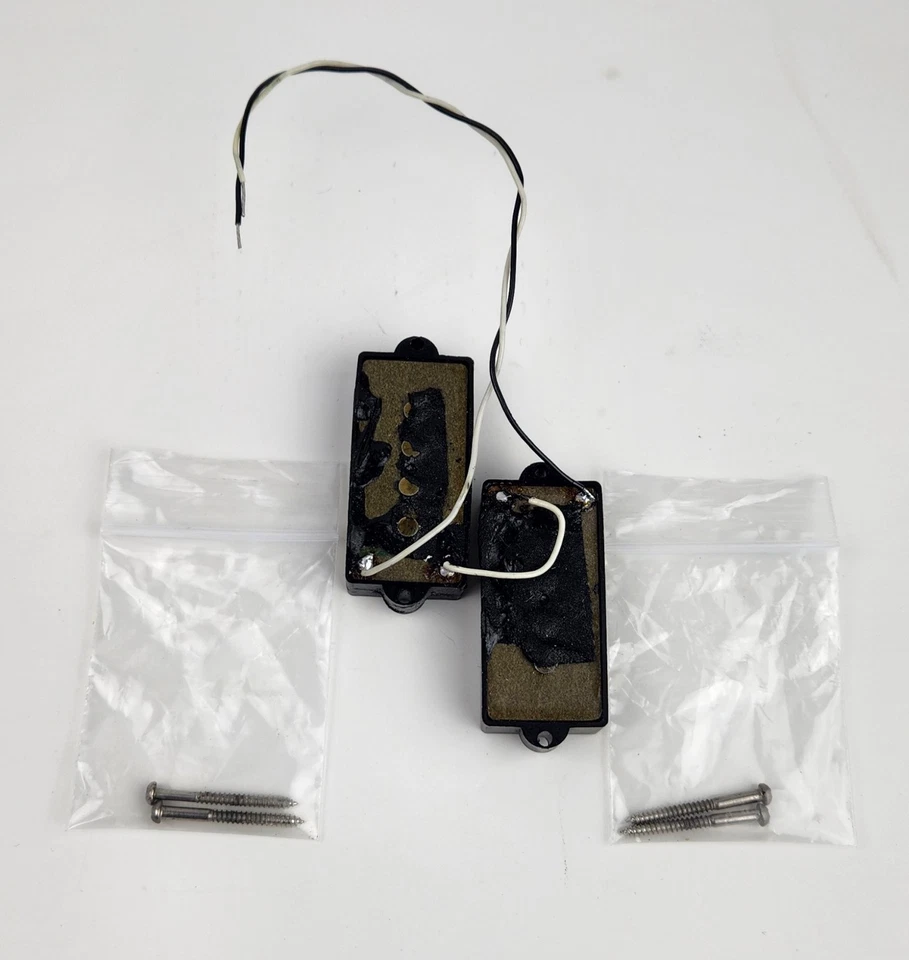 Fender Precision Bass USA 1975 Pastillas gris inferior Placa original de tierra 11.02 Foto 2 de 4