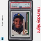 1989 UPPER DECK #1 KEN GRIFFEY JR. RC ROOKIE PSA 8