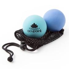 Physical Massage Therapy Ball Set - Ideal for Yoga, Deep Tissue Massage, Trig...