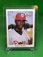 1996 Best Martinsville Phillies Jimmy Rollins Top Prospect Pre Rookie 1st Card