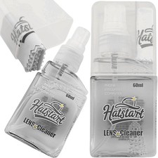 Laptop Screen Cleaner Kit: Phone Touchscreen Mist Spray and Cloth Wipes Grey