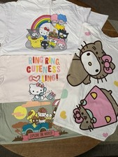 Lot of Hello Kitty Short Sleeve T-Shirts Size Xl