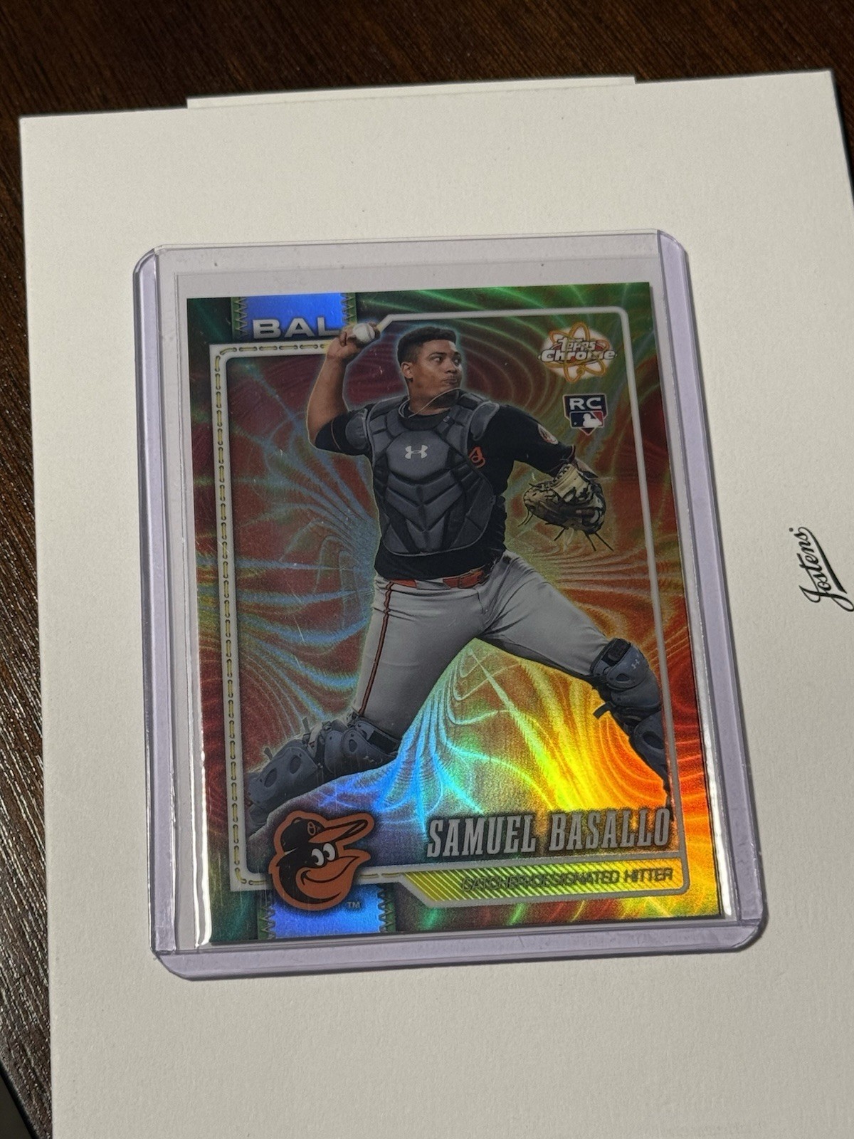 Samuel Basallo - 2026 Topps Chrome Radiating Rookies Case Hit SP RR-12