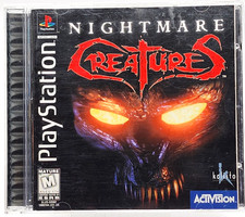 Nightmare Creatures 1-Black Label-Sony Playstation 1 MINT