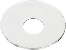 12 Pieces Bent Glass Candle Bobeches, Rings, Bobeches for Round