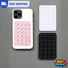 Suction Cup Phone Case Mount Double-Sided Silicone Sticky Phone Stand Holder US