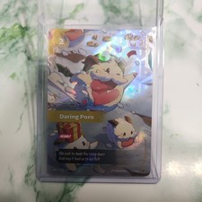 Riftbound Unleashed - Daring Poro Overnumbered #225/219 Foil English — live eBay listing