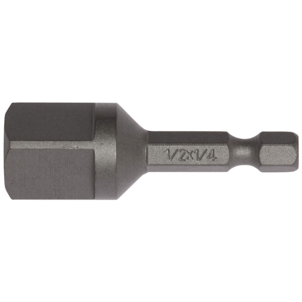 Teng 50mm Adaptor 1/4in Hex to 1/2in Square