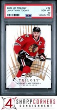2014 UPPER DECK TRILOGY #62 JONATHAN TOEWS POP 1 PSA 10