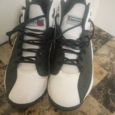 Jordan Air Jordan Jumpman Team 2 Blanco Negro 819175-100 Zapatillas de Cuero Talla 12