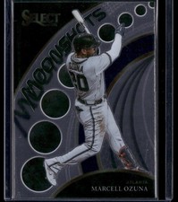 2021 Panini Select #MS-3 Marcell Ozuna Moon Shots