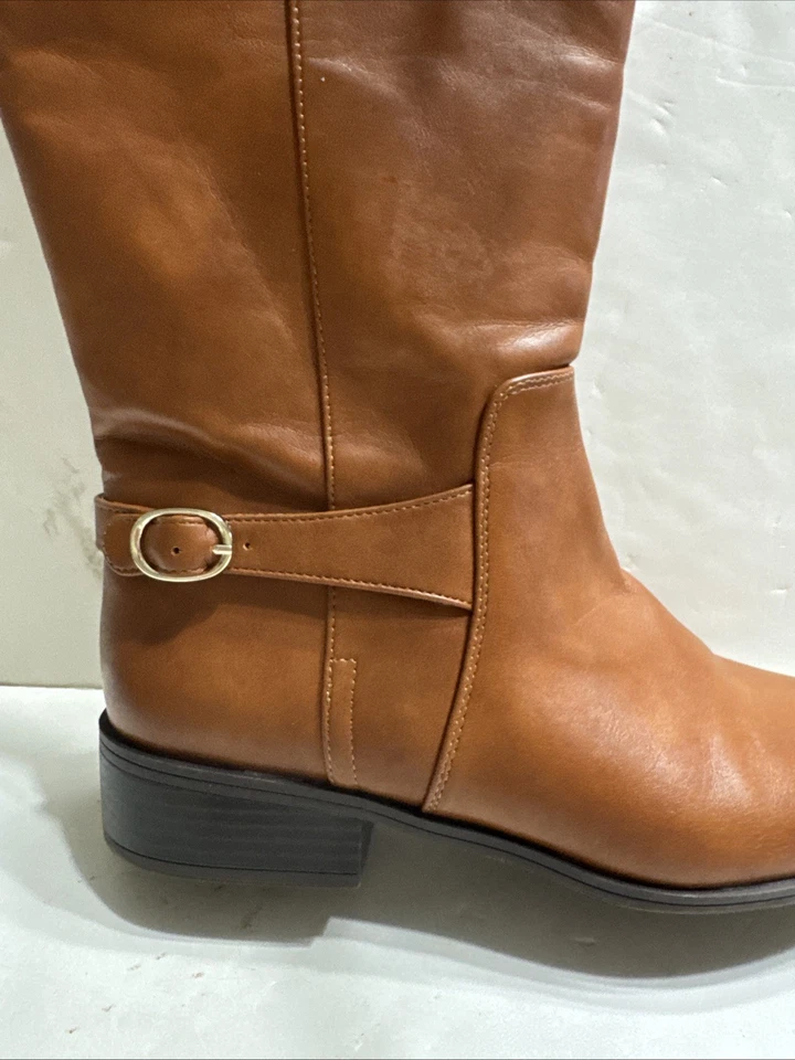 Crown & ivy Blake Riding Boots Color Cognac - US Women’s Size 9M - Image 4 of 4