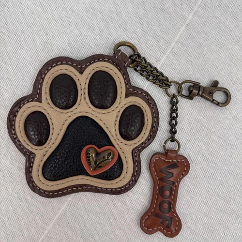 Bolso de cuero con estampado de patas Chala