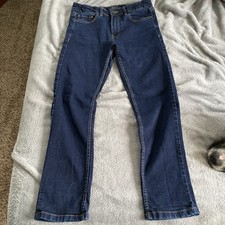 TS Girls Lucky Brand Jeans Size 12 Blue Skinny Stretch Adjustable Waist