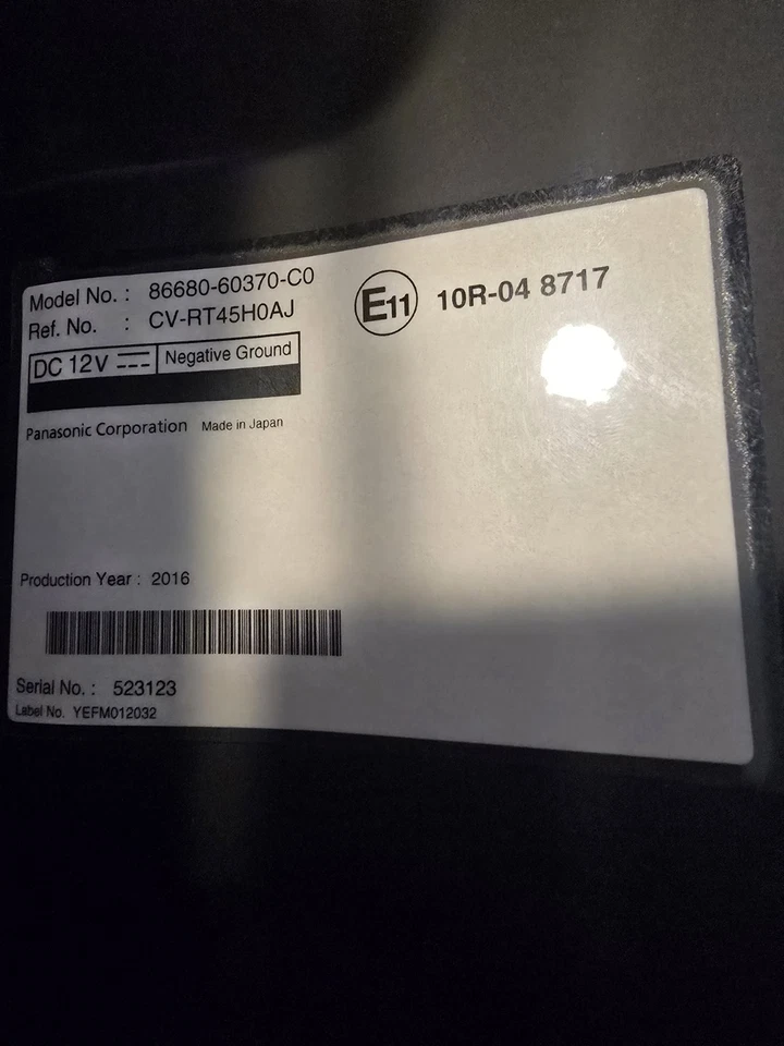 Land Cruiser 2016 pantalla trasera Foto 3 de 3