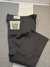 VTG 70s 80s NWT Sears Roebucks Flex Jeans Black 36x30 Flare Deadstock USA