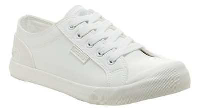 Rocket Dog Jazzin sportliche weiße lässige Schnür-Pumps Damenschuhe Turnschuhe