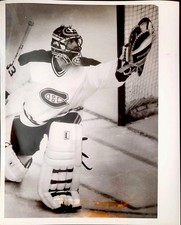 1990 PATRICK ROY TYPE 1 NHL HOCKEY PHOTO GOALIE MONTREAL CANADIENS HHOF MASK AHL
