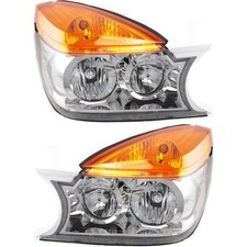 Driver Passenger Side Headlight For Buick Rendezvous 2002-2003 Halogen W Bulbs