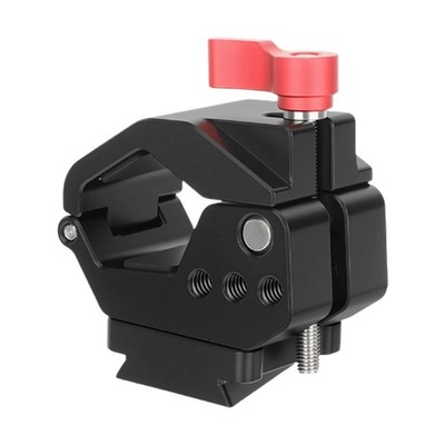 Heavy Duty 25-35mm Pipe Clamp Adapter With V Mount Quick Release Plate DSLR