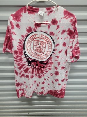 Grateful Dead Themed Cornell University Tie Dye T-Shirt Size Large
