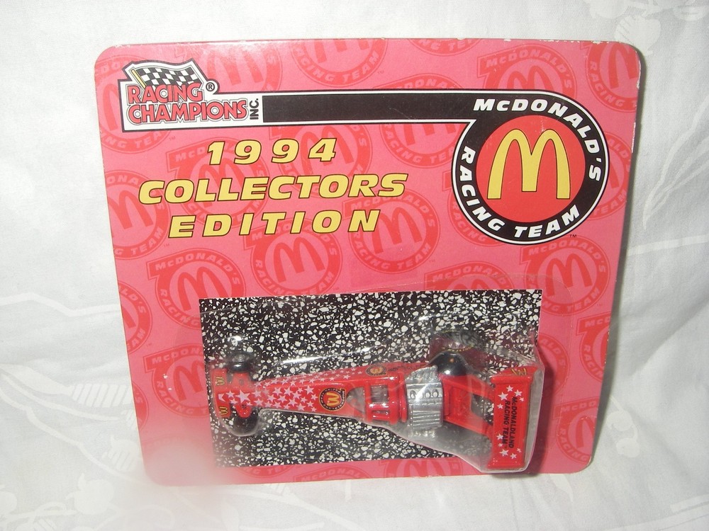 MCDONALDS 94 COLLECTORS EDITION DIECAST RACE CAR DRAGSTER RACING CHAMPIONS NIP
