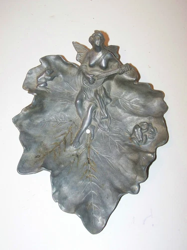 @ EMPTY WOMEN'S ART NOUVEAU STYLE ALUMINUM POCKET
