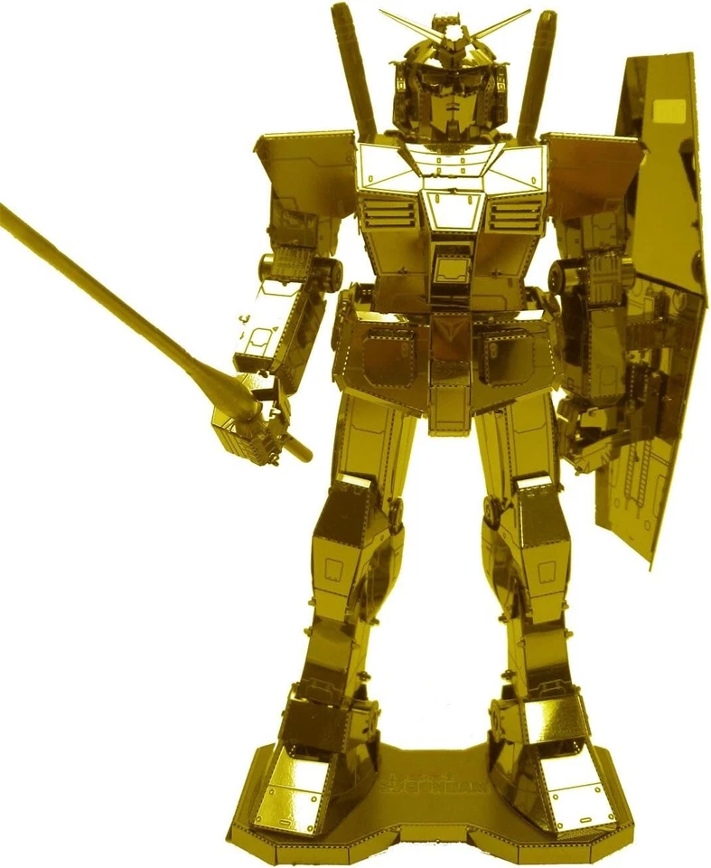 Tenyo Metallic Nano Puzzle Serie Premium Gundam Gold TMPG-03 Papel JAPÓN NUEVO Foto 2 de 4