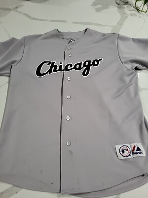 Vintage Chicago White Sox Jersey Majestic Grey Genuine Merchandise