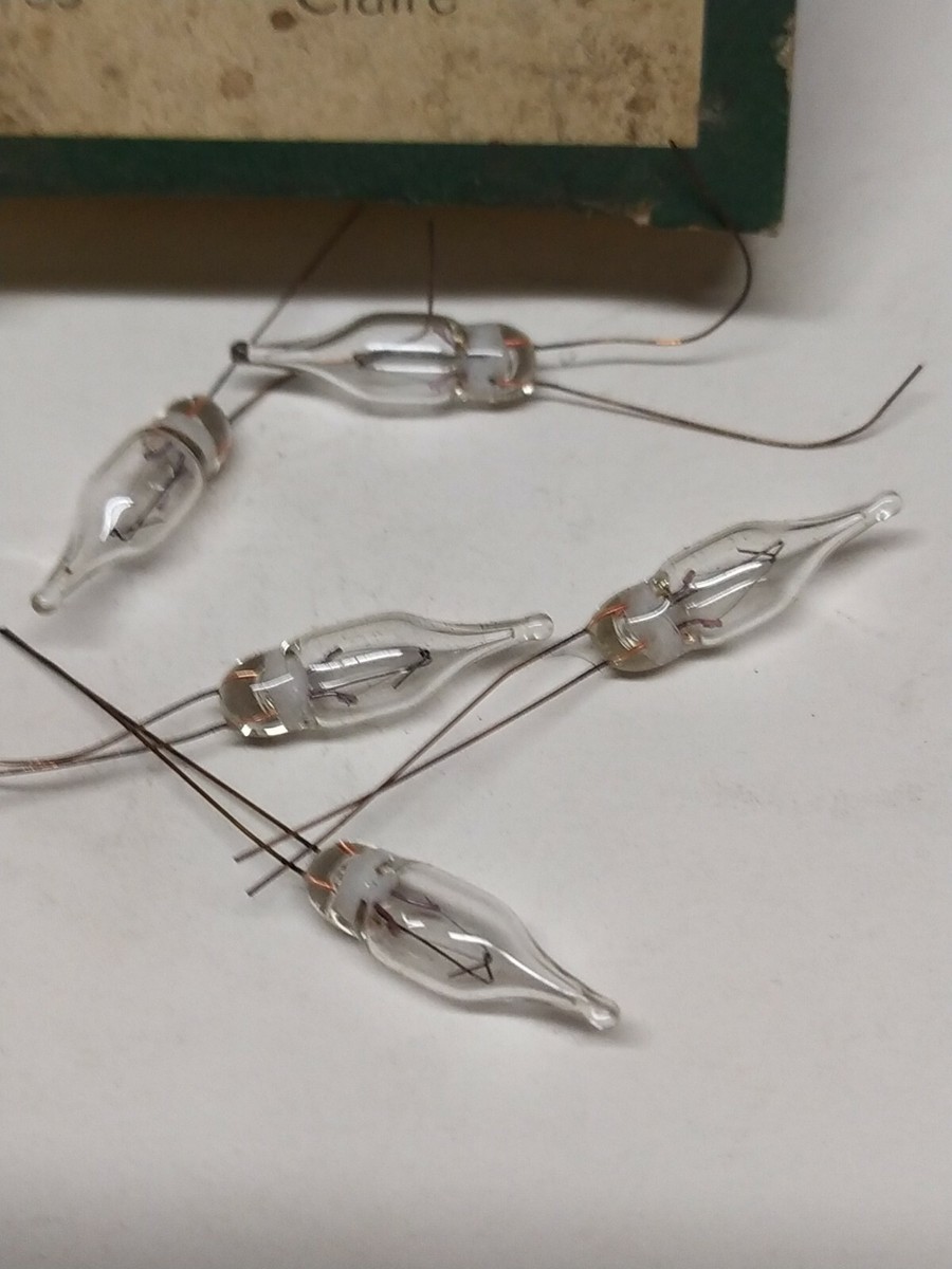 Lot De 5 Ampoules LUCIOL Jaunes 24V 0.04A - Pour éclairage Spécifique