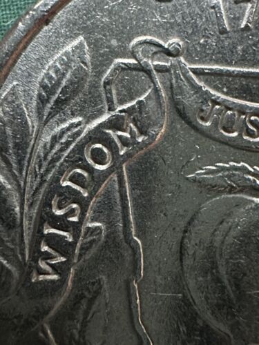 RARE Georgia 1788 Quarter 1999 P mint mark Coin WISDOM M Sliced When Pressed - Picture 3 of 17