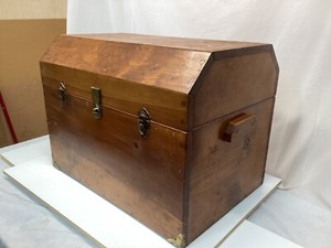 Chest Wood Pine Storage Box Camping Reenactment Civil War, Pioneer, Mountain Man