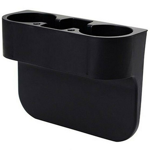 Car Seat Seam Wedge Storage Organizer Cup Holder Bottle Drink Mount Stand Black  - Picture 1 of 13