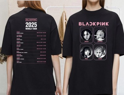 Blackpink Deadline World Tour 2025 Concert Blink Fan Kpop T-Shirt