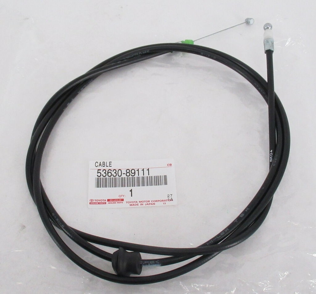 Genuine OEM Toyota 53630-89111 Hood Release Cable 1986-95 4Runner