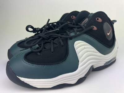 Nike Air Penny 2 Faded Spruce Men US 9.5 Green Black White Sail Retro Style
