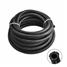 20 Feet AN12 -12AN Nylon Stainless Steel Braided Turbo Fuel / Oil Line Hose