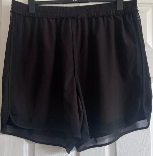 NWT AVENUE BLACK BOARD SHORTS UK 22 FULLY LINED SWIM WEAR