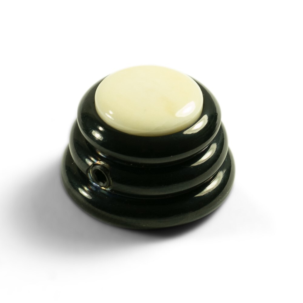 NEW Q-Parts Ringo Knob, IVORY ON DARK BLACK, KDBR-0656 | eBay