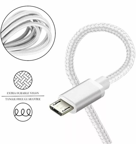 Heavy Duty Micro USB Fast Charger Data Cable Cord For Samsung Android HTC LG Lot - Picture 3 of 48