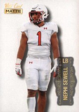 Nephi Sewell 2022 Wild Card Matte Football Card - LB