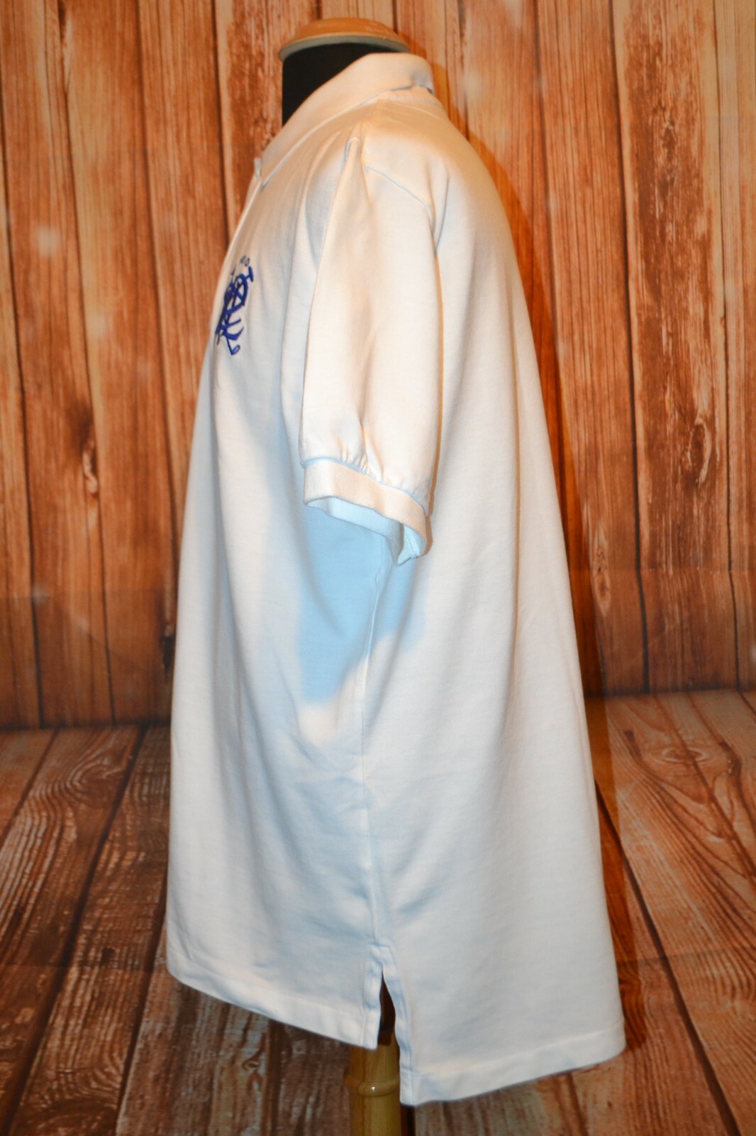 Vintage Polo Ralph Lauren Men's Embroidered RRL White Golf Polo Shirt Sz XL thumbnail 4