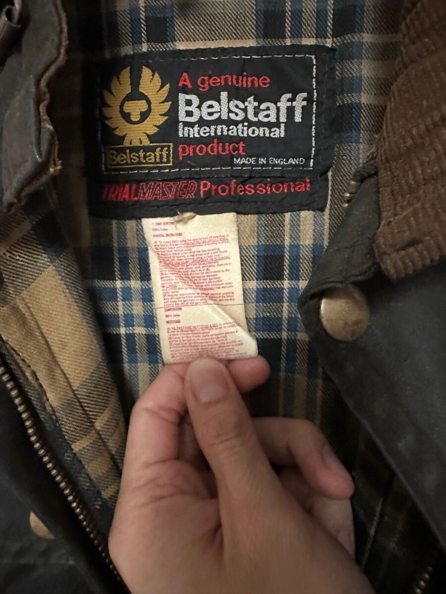 Vintage 1970'S BELSTAFF TRIALMASTER PRO WAX COTTON Vintage 1970'S BELSTAFF TRIALMASTER PRO WAX COTTON