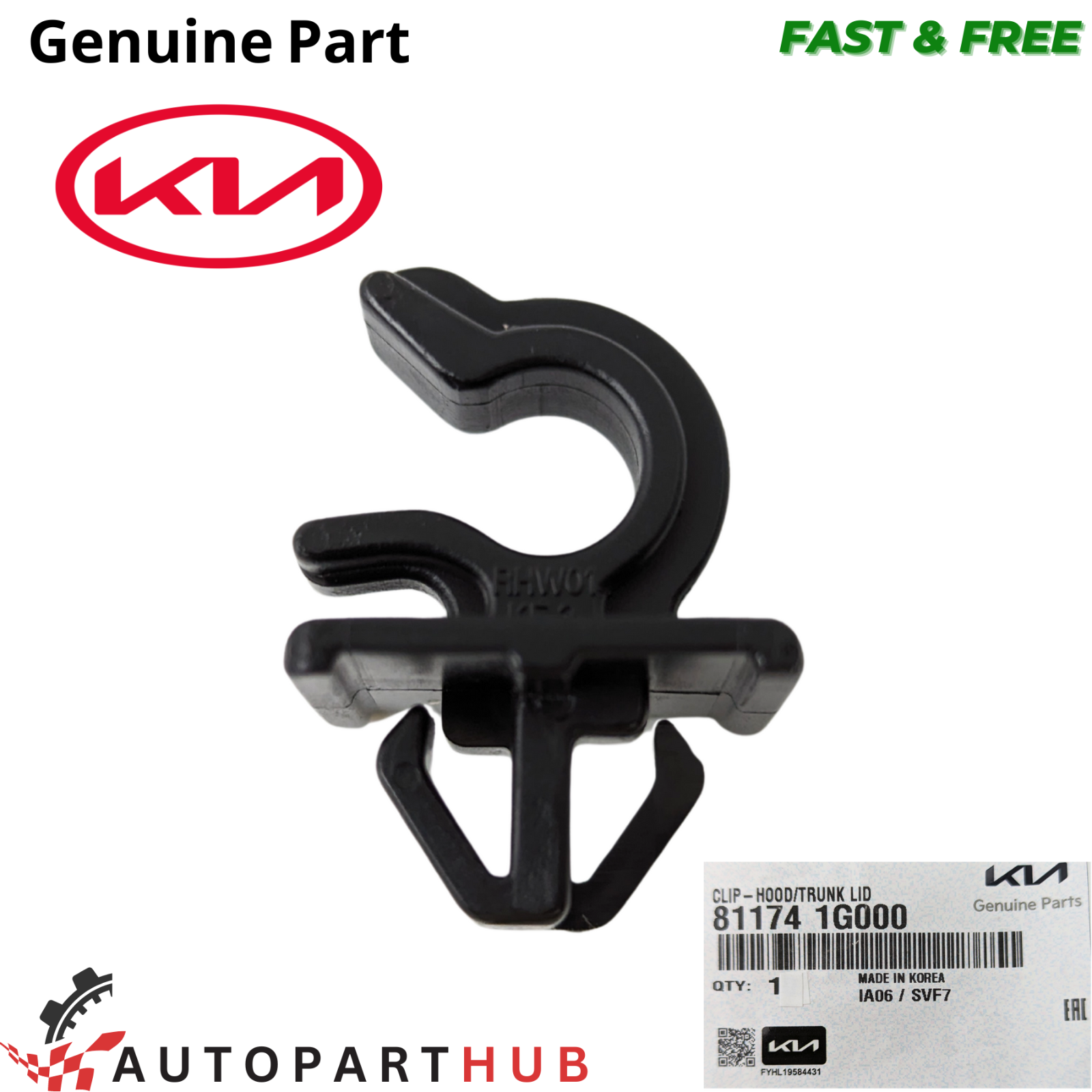 Complete Engines For Kia Forte 2pcs Hood Prop Rod Clip For Hyundai